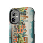 Load image into Gallery viewer, Tough Phone Cases - Typical houses illustration2