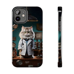 Load image into Gallery viewer, Tough Phone Cases - Serious Doctor Cat