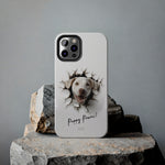 Load image into Gallery viewer, Tough Phone Cases - Labrador Retriever in Wall Hole