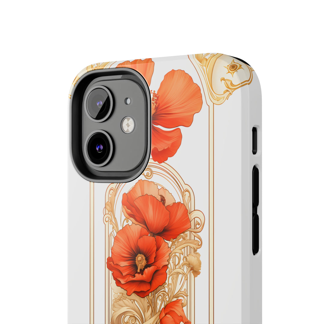 Tough Phone Cases - Birth Flower Aug. - Poppy