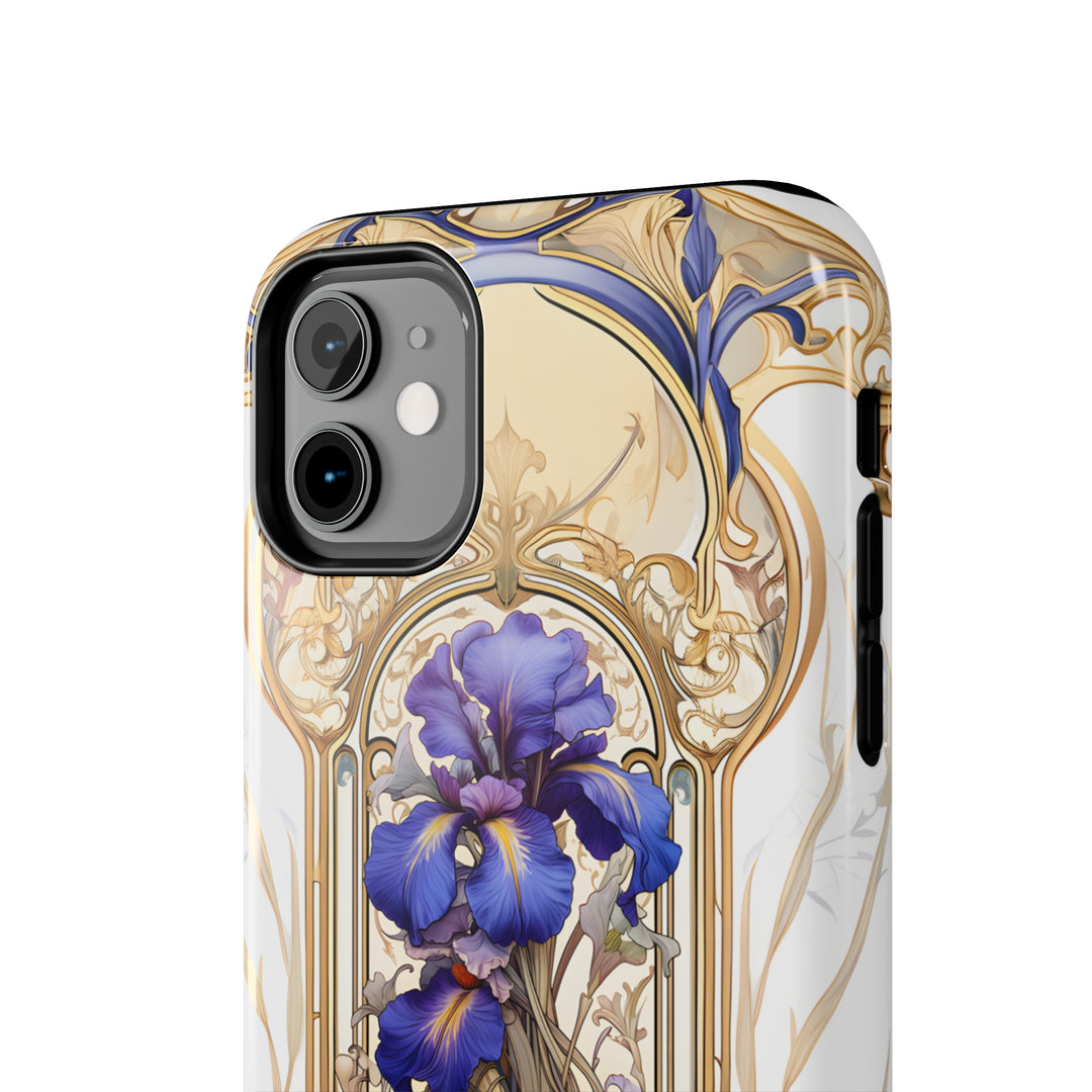 Tough Phone Cases - Birth Flower Feb. - Iris
