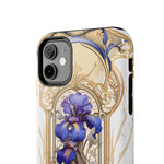 Load image into Gallery viewer, Tough Phone Cases - Birth Flower Feb. - Iris