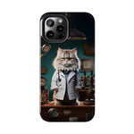 Load image into Gallery viewer, Tough Phone Cases - Serious Doctor Cat