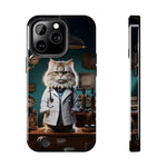 Load image into Gallery viewer, Tough Phone Cases - Serious Doctor Cat