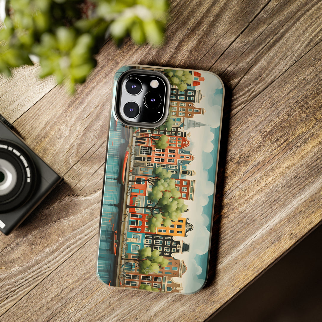 Tough Phone Cases - Typical houses illustration2