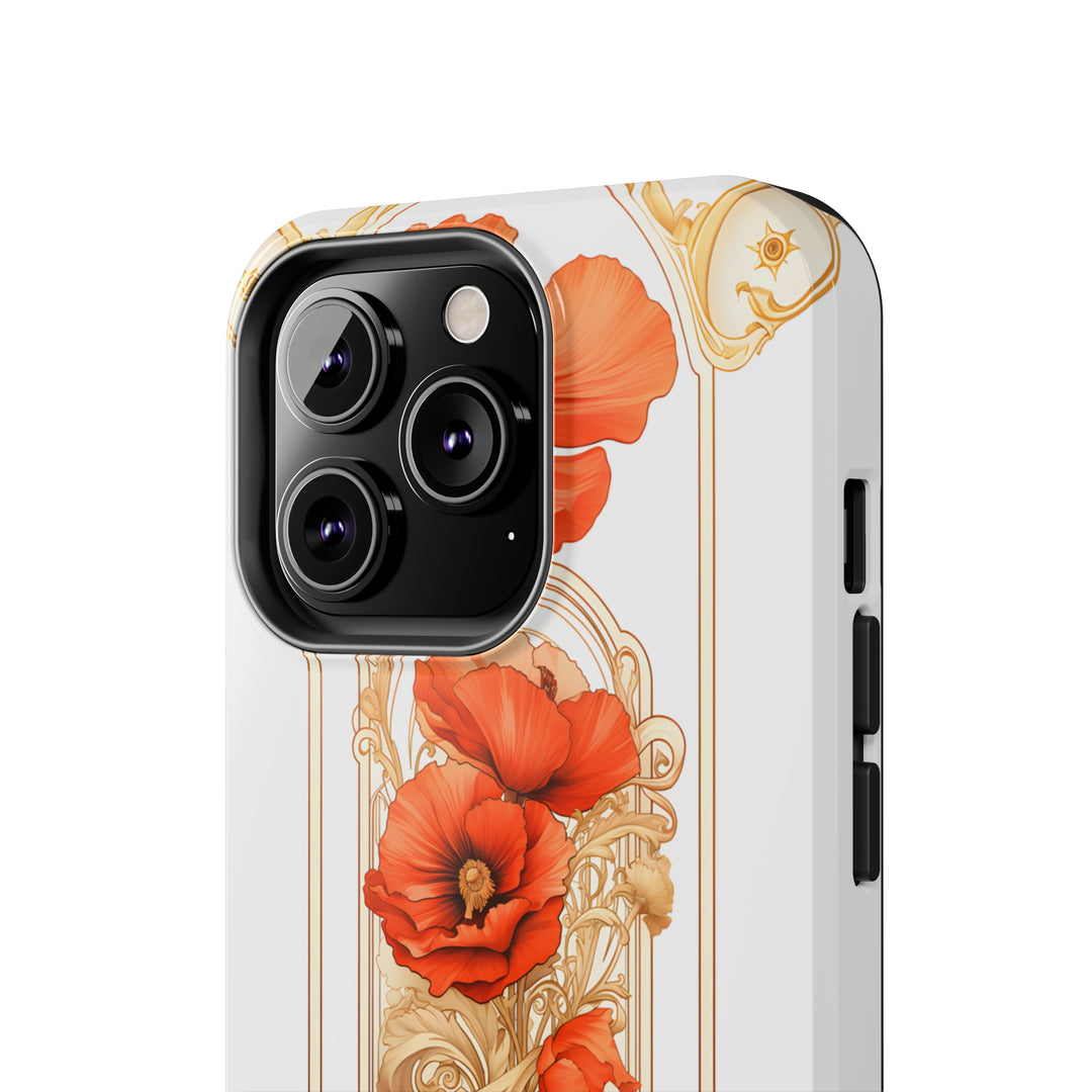 Tough Phone Cases - Birth Flower Aug. - Poppy