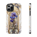 Load image into Gallery viewer, Tough Phone Cases - Birth Flower Feb. - Iris