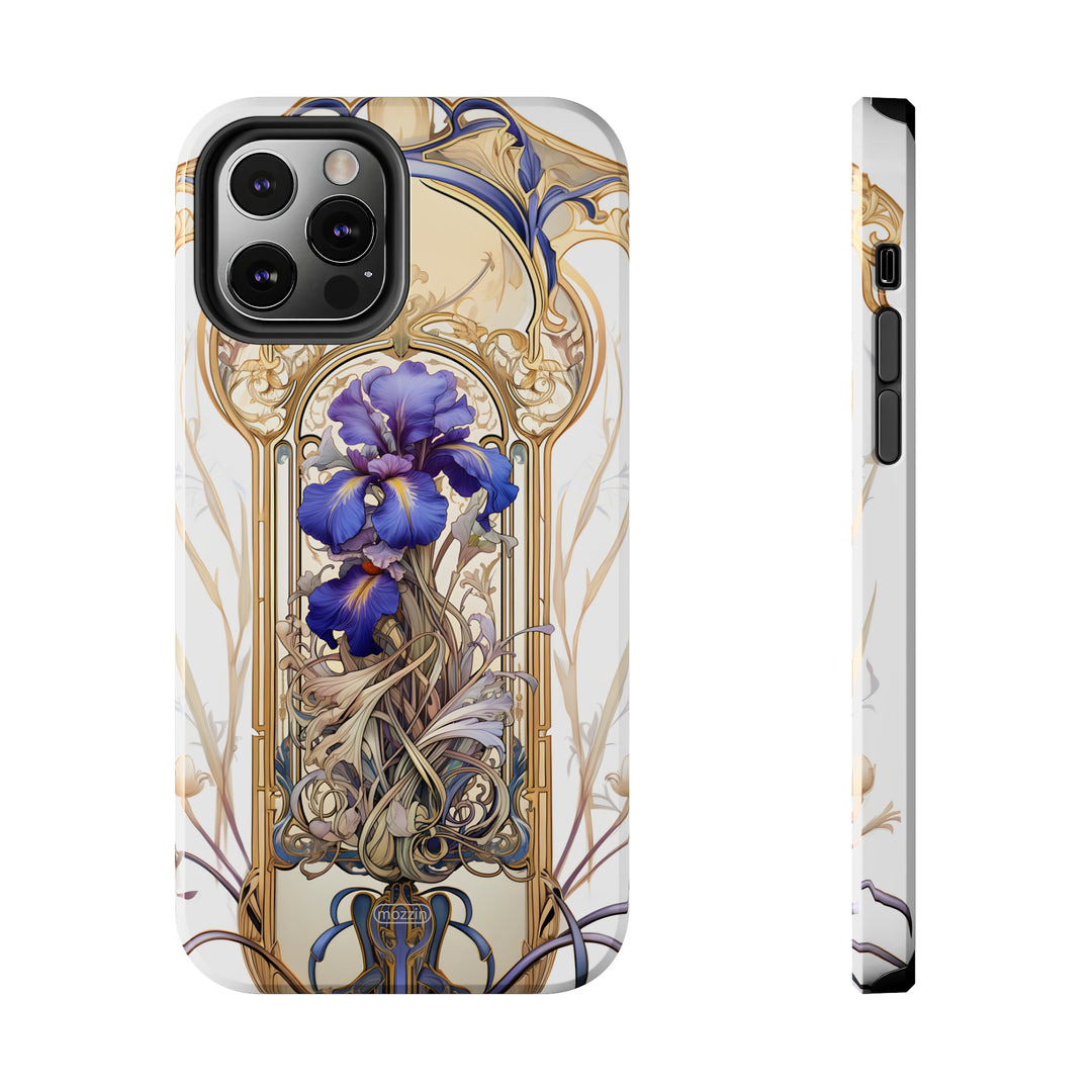 Tough Phone Cases - Birth Flower Feb. - Iris