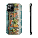 Load image into Gallery viewer, Tough Phone Cases - Typical houses illustration2