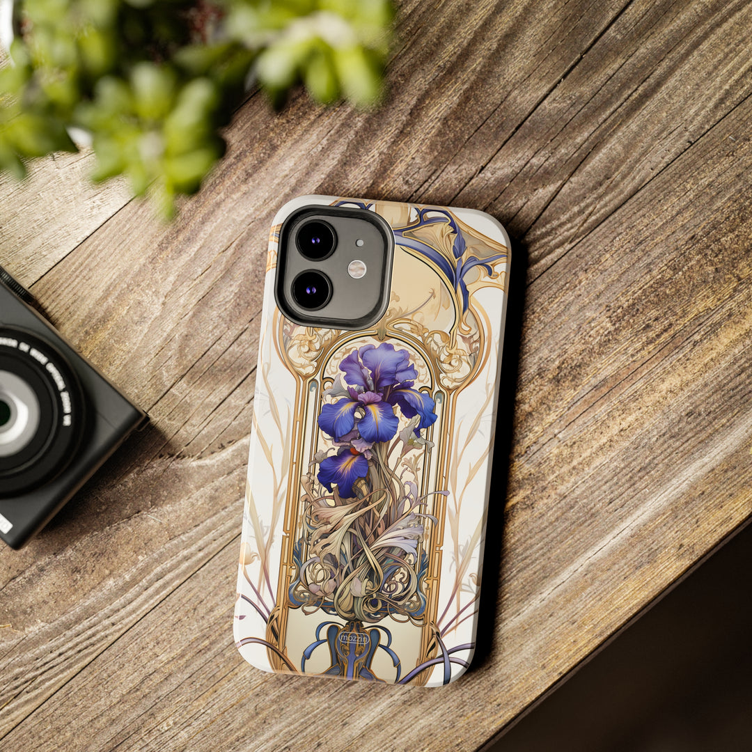 Tough Phone Cases - Birth Flower Feb. - Iris