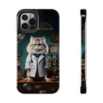 Load image into Gallery viewer, Tough Phone Cases - Serious Doctor Cat