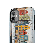 Load image into Gallery viewer, Tough Phone Cases - Typical houses illustration