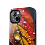 Load image into Gallery viewer, Tough Phone Cases - Water drops on Leaf