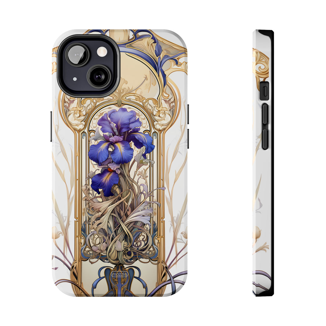 Tough Phone Cases - Birth Flower Feb. - Iris