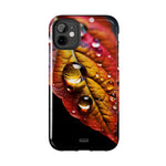 Load image into Gallery viewer, Tough Phone Cases - Water drops on Leaf