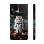 Load image into Gallery viewer, Tough Phone Cases - Serious Doctor Cat