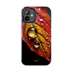 Load image into Gallery viewer, Tough Phone Cases - Water drops on Leaf