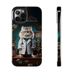 Load image into Gallery viewer, Tough Phone Cases - Serious Doctor Cat