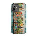 Load image into Gallery viewer, Tough Phone Cases - Typical houses illustration2