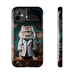 Load image into Gallery viewer, Tough Phone Cases - Serious Doctor Cat