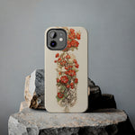 Load image into Gallery viewer, Tough Phone Cases - Birth Flower May - Hawthorn