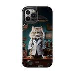 Load image into Gallery viewer, Tough Phone Cases - Serious Doctor Cat