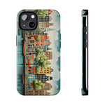 Load image into Gallery viewer, Tough Phone Cases - Typical houses illustration2