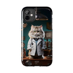 Load image into Gallery viewer, Tough Phone Cases - Serious Doctor Cat