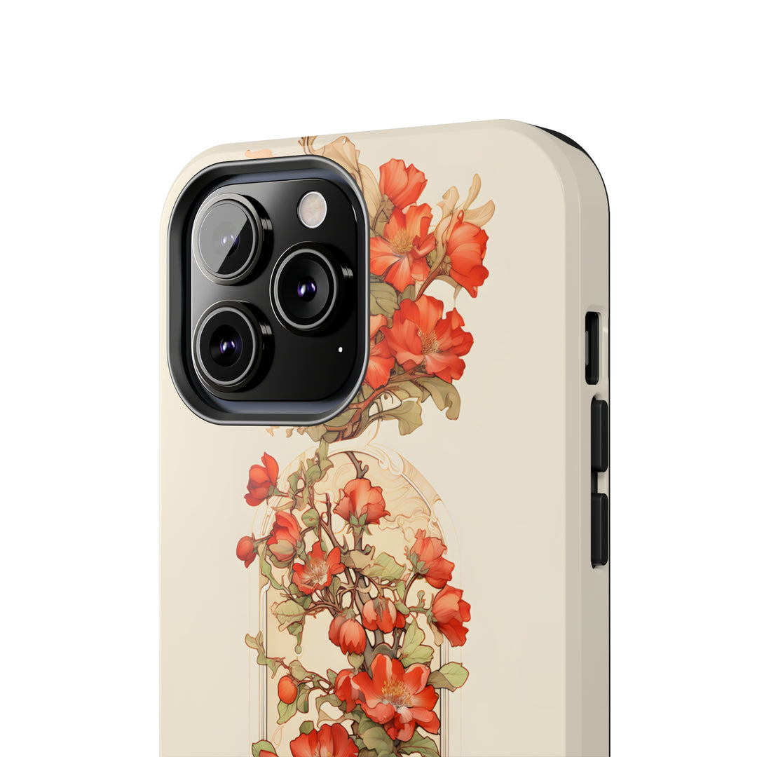 Tough Phone Cases - Birth Flower May - Hawthorn