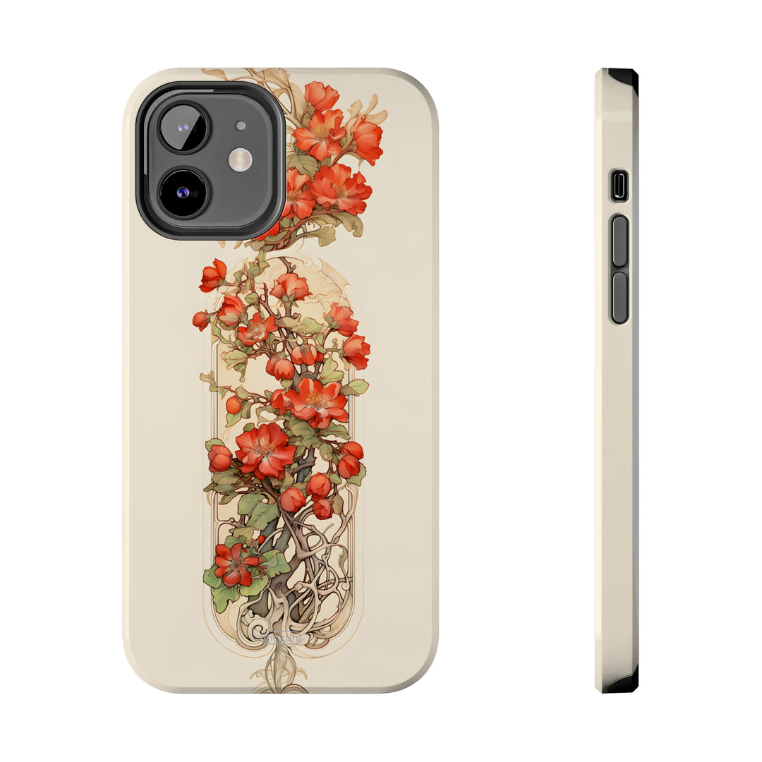 Tough Phone Cases - Birth Flower May - Hawthorn