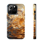 Load image into Gallery viewer, Tough Phone Cases - Golden Sea Sparkles