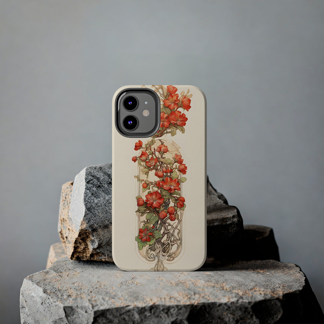 Tough Phone Cases - Birth Flower May - Hawthorn