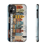 Load image into Gallery viewer, Tough Phone Cases - Typical houses illustration