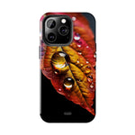 Load image into Gallery viewer, Tough Phone Cases - Water drops on Leaf
