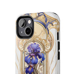 Load image into Gallery viewer, Tough Phone Cases - Birth Flower Feb. - Iris