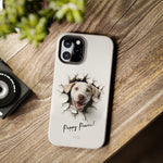 Load image into Gallery viewer, Tough Phone Cases - Labrador Retriever in Wall Hole