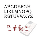 Load image into Gallery viewer, Initial Two Letters - Inlaid Wood Phone Case