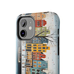 Load image into Gallery viewer, Tough Phone Cases - Typical houses illustration