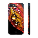 Load image into Gallery viewer, Tough Phone Cases - Water drops on Leaf