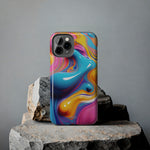 Load image into Gallery viewer, Tough Phone Cases - Abstract Color Wave