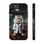 Load image into Gallery viewer, Tough Phone Cases - Serious Doctor Cat