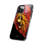 Load image into Gallery viewer, Tough Phone Cases - Water drops on Leaf
