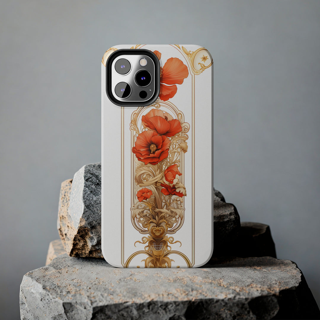 Tough Phone Cases - Birth Flower Aug. - Poppy