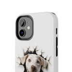 Load image into Gallery viewer, Tough Phone Cases - Labrador Retriever in Wall Hole