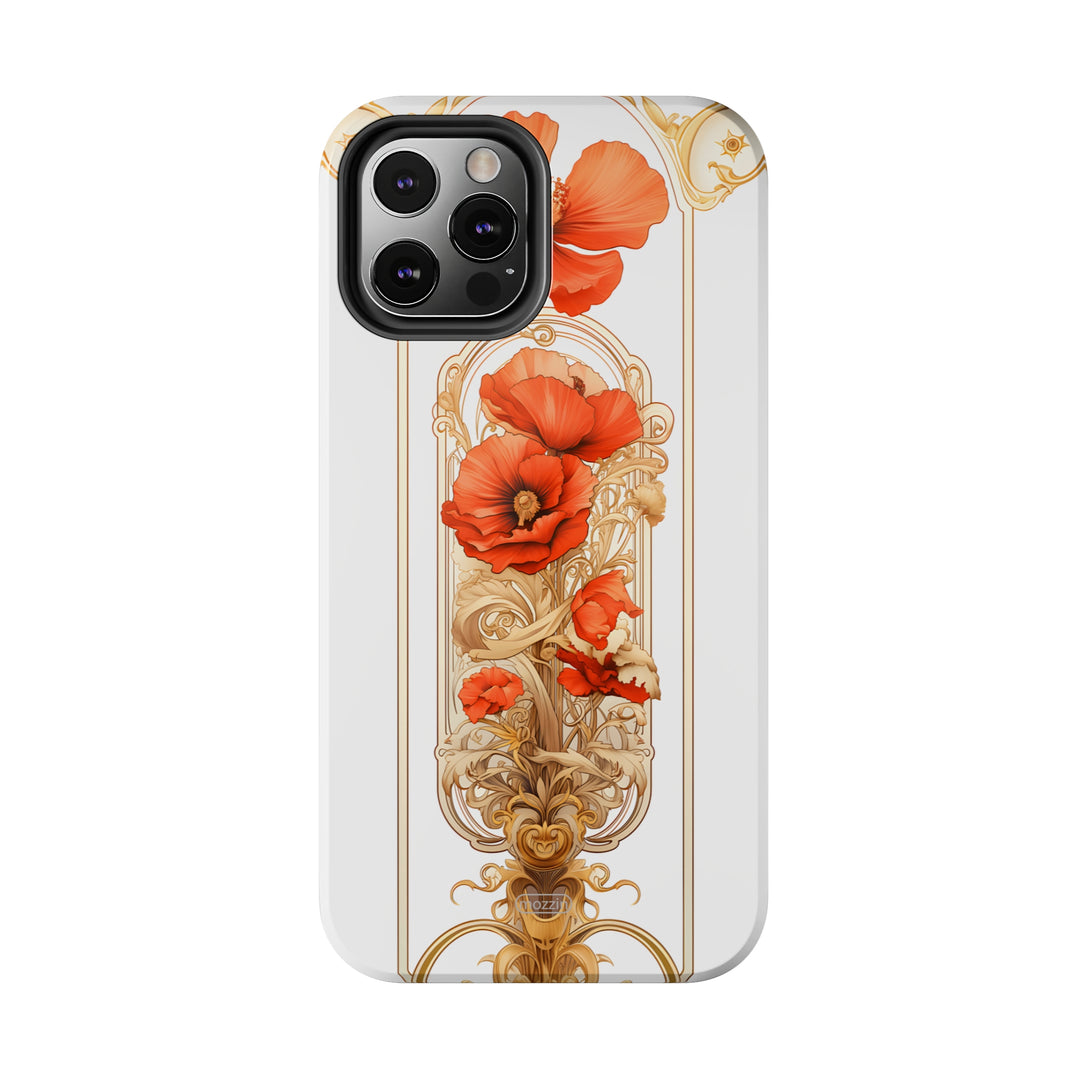 Tough Phone Cases - Birth Flower Aug. - Poppy