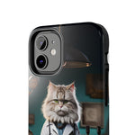 Load image into Gallery viewer, Tough Phone Cases - Serious Doctor Cat