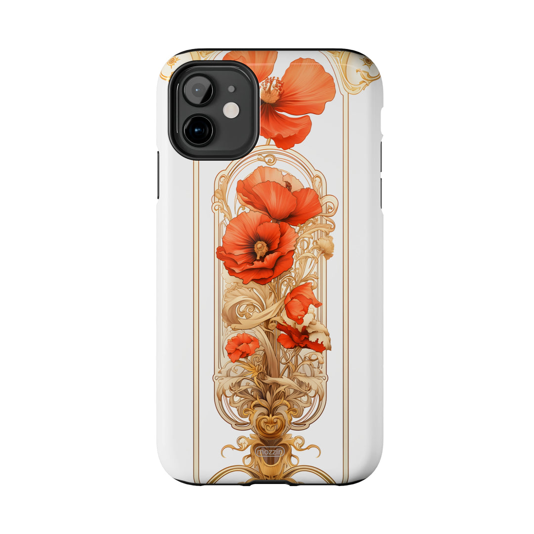 Tough Phone Cases - Birth Flower Aug. - Poppy