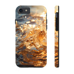 Load image into Gallery viewer, Tough Phone Cases - Golden Sea Sparkles