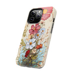 Load image into Gallery viewer, Tough Phone Cases - Birth Flower Oct. - Cosmos