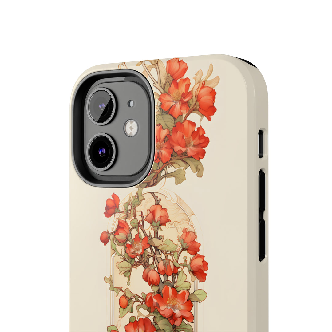 Tough Phone Cases - Birth Flower May - Hawthorn